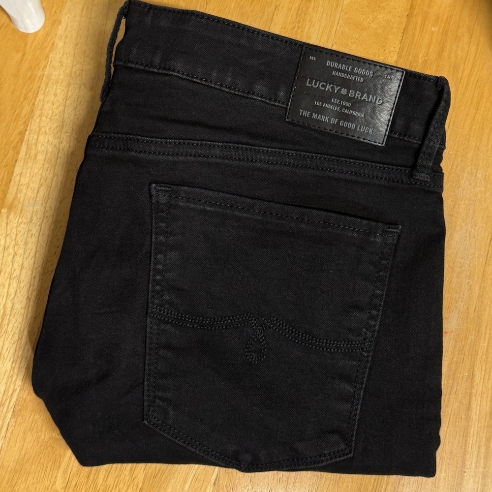 Lucky Brand Lolita Skinny Jeans Black Ankle Denim Womens 12 31 Stretch High Rise